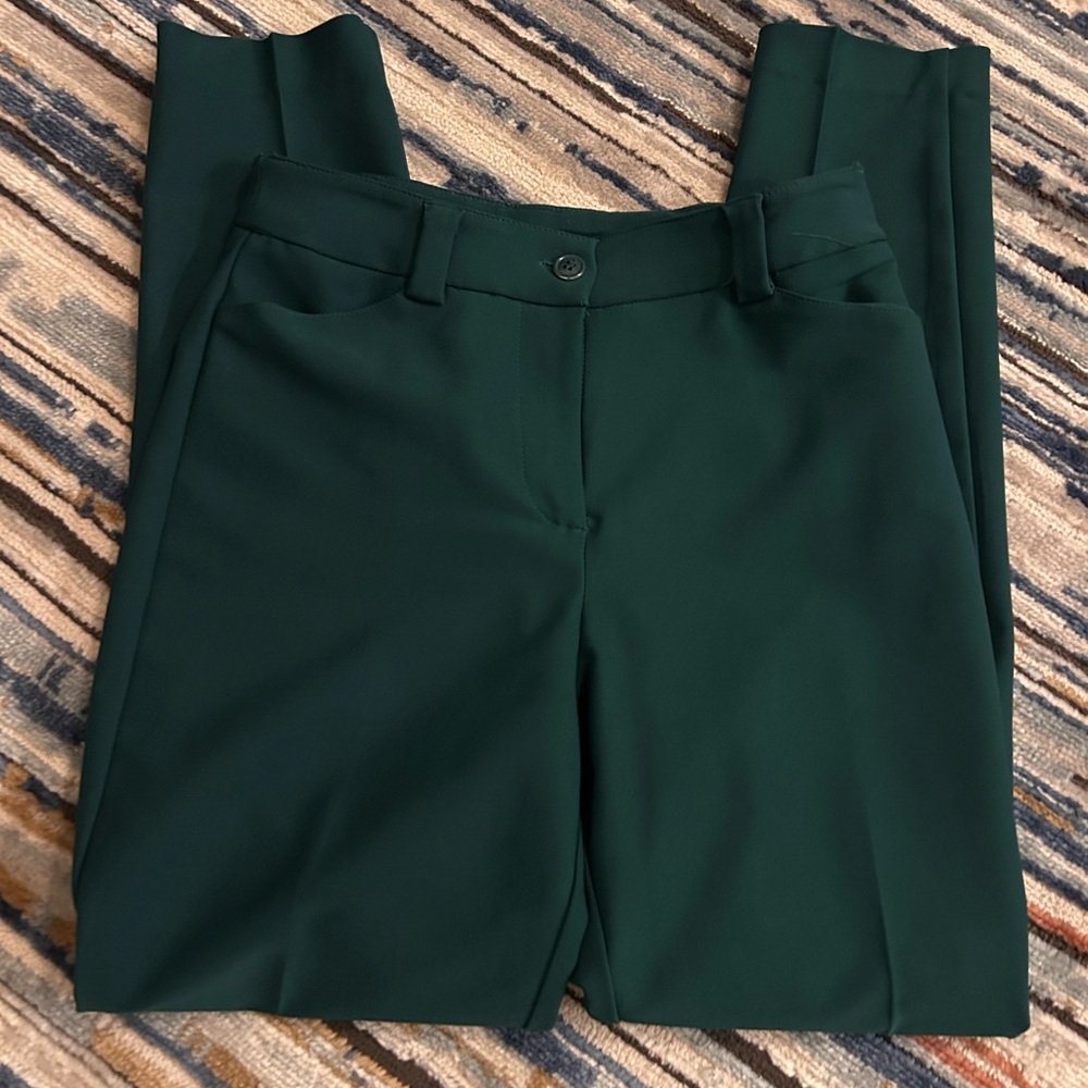 Emerald Green Women's Dress Pants